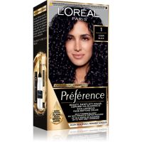 L’Oréal Paris Préférence permanentná farba na vlasy odtieň 1 Black 1 ks