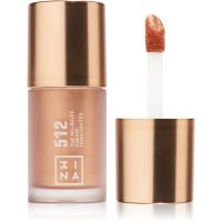 3INA The No-Rules Cream multifunktionales Make-up für Augen, Lippen und Gesicht Farbton Highlighter 512 - Soft, pearly gold 8 ml