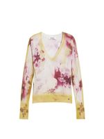 Desigual Pulover  žuta / roza / bijela