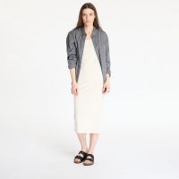 Urban Classics Ladies Basic Long Cotton Jersey Dress Whitesand L