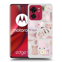 Silikónový čierny obal pre Motorola Edge 40 - Glam Babe