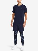 Under Armour UA HG Armour Printed Legginsy Niebieski