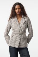 Trendyol Multicolored Belted Woven Blazer Jacket