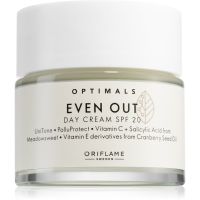 Oriflame Optimals Even Out denný krém proti pigmentovým škvrnám SPF 20 50 ml