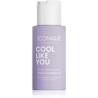 ICONIQUE Professional COOL LIKE YOU Perfect Blonde & Silver Violet Shampoo zum Neutralisieren von Gelbstich 70 ml
