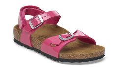 Birkenstock Rio AS Kids Birko-Flor Patent Regular Fit Detské - Sandále Birkenstock - Ružová - 1029497-4.5 - Size: 4.5