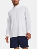 Under Armour UA Seamless Stride 1/4 Zip Majica bijela