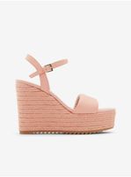 Apricot Women's Leather Wedge Sandals ALDO Jeigh - Women