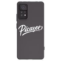 Silikónový čierny obal pre Xiaomi Redmi Note 11 Pro - Picasee - old logo - white