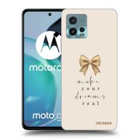 Silikónový čierny obal pre Motorola Moto G72 - Golden Dream
