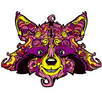 Drevené puzzle-Raccoon/S H21963