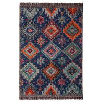 Flair Rugs KOBEREC S VYSOKÝM VLASOM, 160/230 cm tmavomodrá