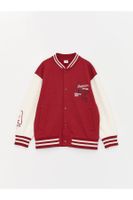 LC Waikiki Boys' Printed College Jacket