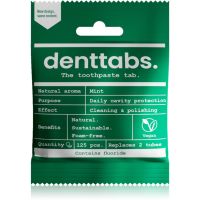 Denttabs Natural Toothpaste Tablets with Fluoride pasta za zube s fluoridom u tabletama Mint 125 tbl