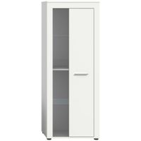 MID.YOU VITRÍNA, biela, 60/159/35 cm