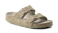 Birkenstock Arizona Soft Footbed Suede Leather Narrow Fit Ženy - Sandály Birkenstock - Sivá - 1019088-3.5 - Size: 3.5