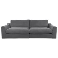 Sit & More VEĽKÁ POHOVKA, textil, sivá