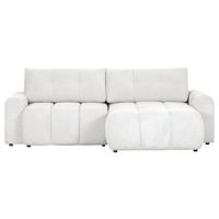 Carryhome ROHOVÁ SEDACIA SÚPRAVA, textil, krémová