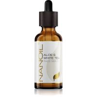 Nanoil Aloe & White Tea serum do twarzy z aloesem i białą herbatą 50 ml