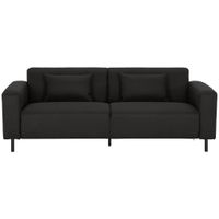 P & B DVOJMIESTNA POHOVKA, textil, čierna