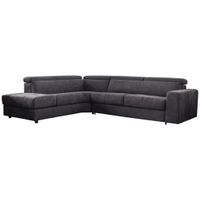 Novel ROHOVÁ SEDACIA SÚPRAVA, textil, antracitová