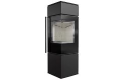 Kratki Krbové kachle REN S pravé, 7,3 kW, 150 Ø, čierne
