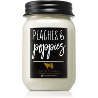 Milkhouse Candle Co. Farmhouse Peaches & Poppies Duftkerze Mason Jar 368 g