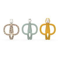 Matchstick Monkey Animal Teether Gift Set подарунковий набір Giraffe Gigi, Lion Luda, Monkey Mint(для дітей)