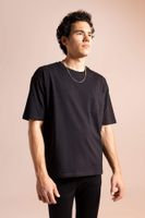 DEFACTO Oversize Fit Crew nyakú póló