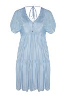 Trendyol Curve Blue Striped Woven Dress