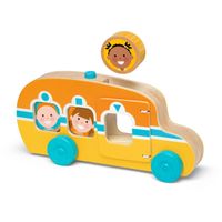 Melissa & Doug Go Tots Dřevěný autobus