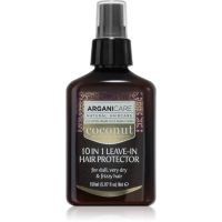 Arganicare Coconut 10 in 1 Leave-In Hair Protector krepilna nega brez spiranja za suhe lase 150 ml
