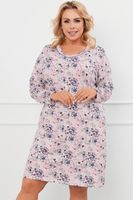 Noční košile Italian Fashion Toliana - bavlna Světle růžová 3XL