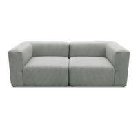 MID.YOU DVOJMIESTNA POHOVKA, textil, svetlosivá