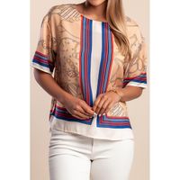 Bluza S Printom, Žuta
