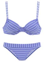 VIVANCE Bikini  kraljevsko plava / bijela