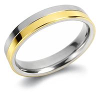 Boccia Titanium Snubný titánový prsteň 0129-02 69 mm