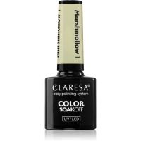 Claresa SoakOff UV/LED Color Marshmallow gel lak za nohte odtenek 1 5 g