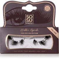 SOSU Cosmetics Hidden Agenda Fox Eye Collection künstliche Wimpern Farbton Feline 1 St.