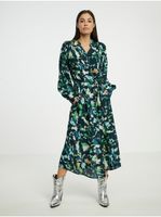 Blue-green women's shirt midi dress Fransa - Women's