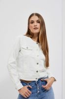 WOMEN'S JACKETS L-KU-4013 OFF WHITE