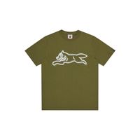ICECREAM Spray Paint Running Dog Tee Green - Pánske - Tričko ICECREAM - Zelené - IC25440-GREEN - Veľkosť: M