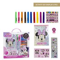 COLOURING STATIONERY SET DISPLAY MINNIE