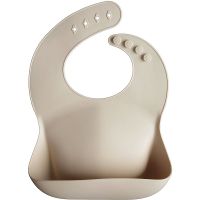 Mushie Silicone Baby Bib нагрудник Shifting Sand 1 кс