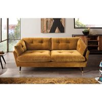 MID.YOU TROJMIESTNA POHOVKA, textil, horčicovožltá