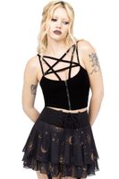 Damenrock KILLSTAR - Celestial Yasumi - Black/Gold 4XL