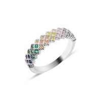 Olivie Strieborný prsteň COLORS 2869 Velikost prstenů: 9 (EÚ: 59 – 61)