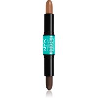 NYX Professional Makeup Wonder Stick Dual Face Lift двустранна контурираща писалка цвят 07 Deep 2x4 гр.