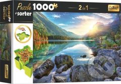 Puzzle s třídičem 2v1: Jezero Hintersee, Německo - puzzle z kategorie Přírodní scenérie