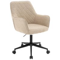 Xora OTOČNÁ STOLIČKA, štruktúra, prírodná farba, čierna, béžová